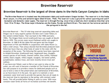 Tablet Screenshot of brownleereservoir.com